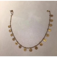 Colecția Christian Dior Amulette D'Amour Set de bijuterii fermecătoare pentru femei cu stea rotundă din alamă, brățară/colier