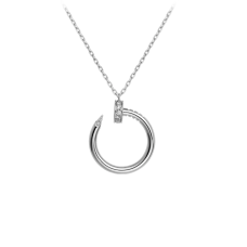 Colier Cartier Juste Un Clou Diamante Aur Alb