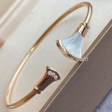 Brățară Bvlgari Divas Dream din sidef cu diamante, aur roz 1:1