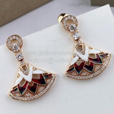 Cercei Bvlgari Divas Dream Multicolori, Auriu-roz