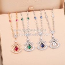 Colier Bvlgari Divas Dream Openwork Elements cu diamante Copie