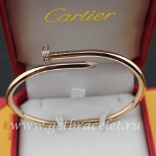 Bratara Cartier Juste Un Clou Diamante Roz