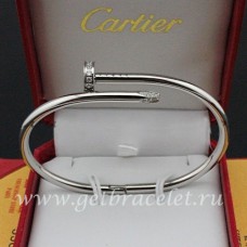 Cartier Juste Un Clou Bratara Aur Alb Diamante