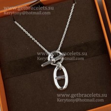 Colier cu pandantiv Hermes Chain DAncre din argint sterling