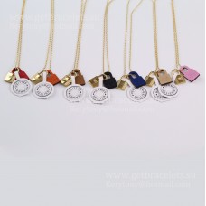 Pandantiv Hermes OKelly din piele de vițel Swift cu accesorii placate cu aur