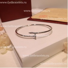 Brățară Cartier Juste Un Clou SM din aur alb cu diamante