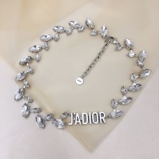 Colier Christian Dior din argint JADIOR Charm Marquise cu diamante și cristale albe pentru femei