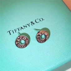 Cercei Tiffany 1837 cu diamant și cerc, argint sterling, cu model de Ziua Îndrăgostiților, pentru lista de prețuri din SUA