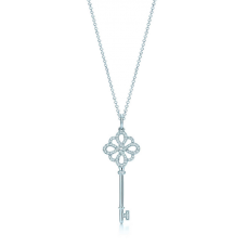 Colier cu pandantiv Tiffany Keys Knot și diamante pentru petrecere