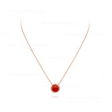 Van Cleef Arpels Perlee Couleurs Pandantiv Rose Gold Carnelian
