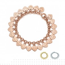 Brățară Tiffany cu etichete multi-heart Return To Tiffany, argint sterling, pentru femei