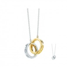 Recenzie colier cu pandantiv Tiffany 1837 cu cercuri interconectate din argint sterling pentru femei din SUA