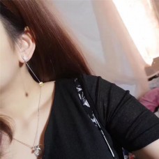 Cercei asimetrici cu fluture Tiffany, galbeni/violeți, pentru femei, Canada, preț