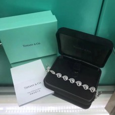 Brățară Tiffany Enchant cu lanț multi-inimă și diamante pavate false, cadou de Ziua Mamei