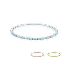 Brățară Tiffany Metro cu balamale din argint sterling și diamante - Magazin de bijuterii