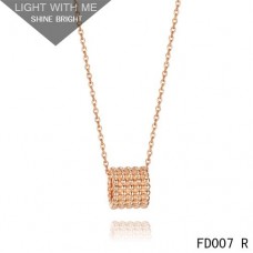 Pandantiv Van Cleef and Arpels Rose Gold Perlee 5 randuri