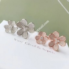 Inel Van Cleef Arpels Frivole Între Degete Aur Galben/Aur Alb/Aur Roz cu Diamant, En-gros
