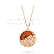 Colier lung Van Cleef Arpels Zodiaque Leonis Rose Gold Jasper
